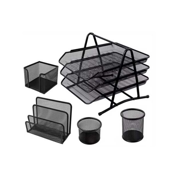Set 5 piezas de malla metálica