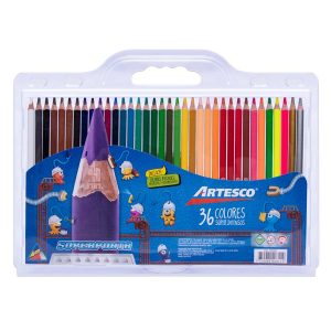 Colores Largos Artesco Triangulares X 36 Und