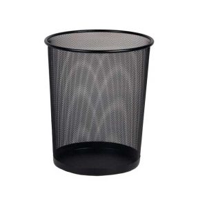 Tacho papelera de malla metálica tipo rejilla