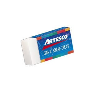borrador goma blanco chico artesco