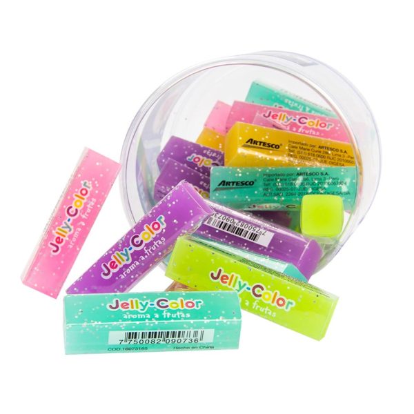 Borrador Artesco Jelly Color Olor a Frutas