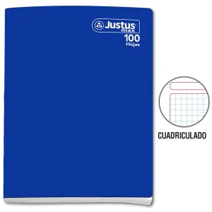 Cuaderno cuadriculado 100 Hojas Justus Max