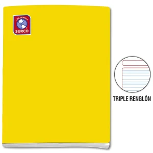 Cuaderno Triple Renglón 72 Hojas SURCO (copia)