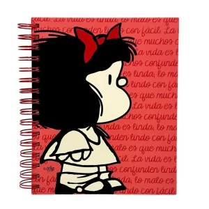 Cuaderno Anillado A5 160 hojas DG NOTTAS Mafalda