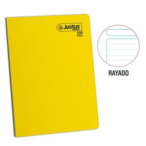 Cuaderno rayado 100 Hojas Justus Max