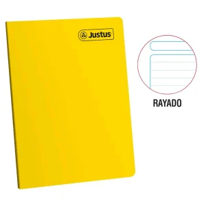 Cuaderno rayado Deluxe 80 hojas Justus