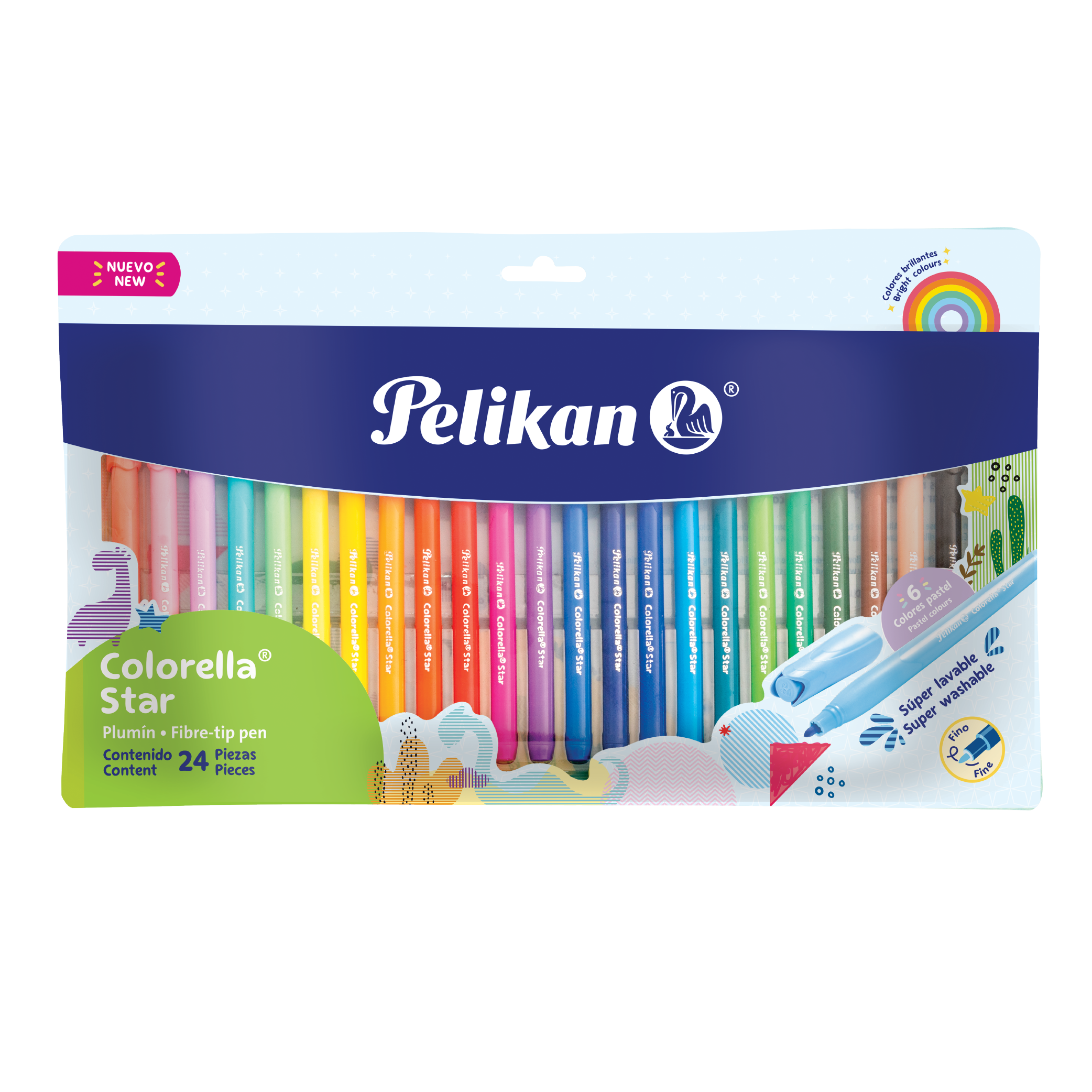 Colorella® Star plumones Pelikan x 24